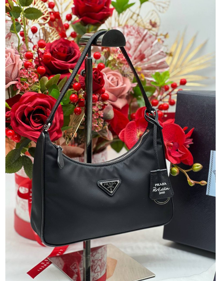 Mini sac prada online rose